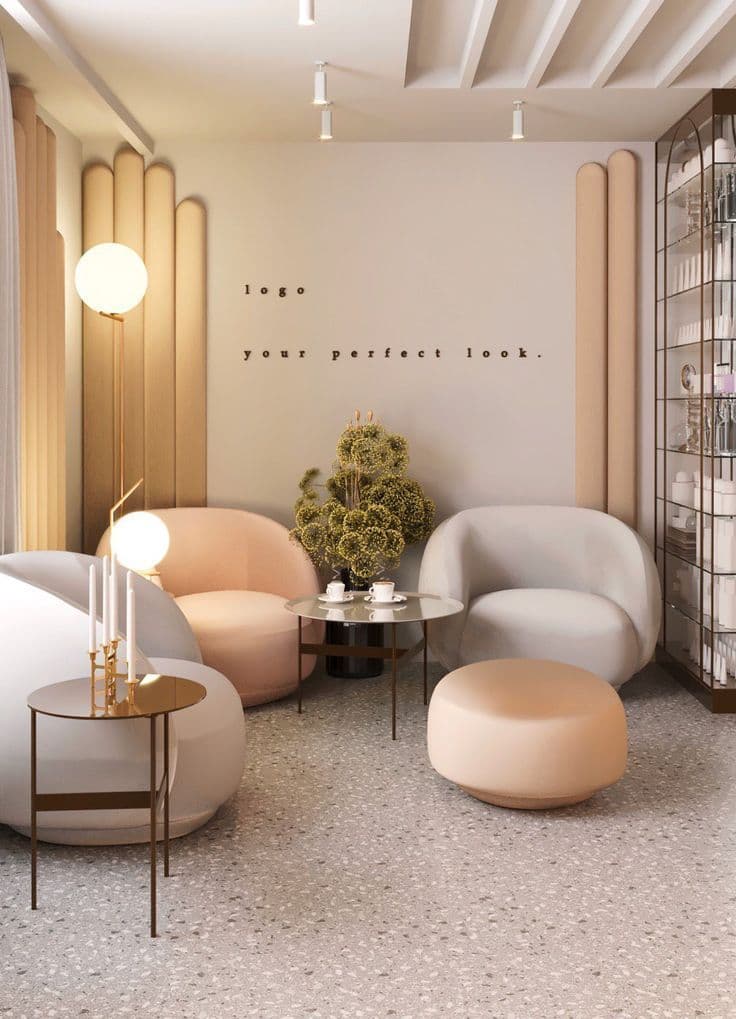 Spa lounge and waiting area